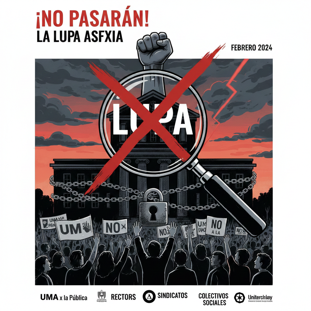 LUPA asfixia universidades públicas